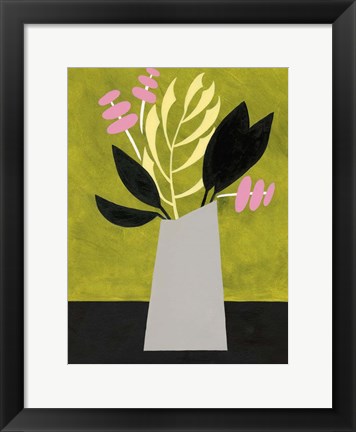 Framed Mod Bouquet II Print