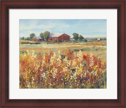 Framed Country View II Print