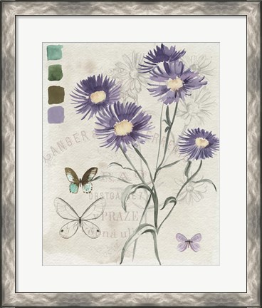 Framed Field Notes Florals III Print