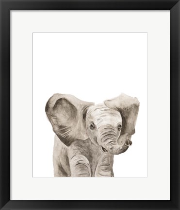 Framed Safari Animal Portraits III Print