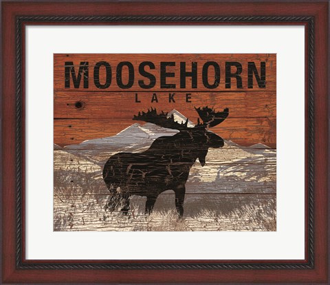Framed Moosehorn Lake Print