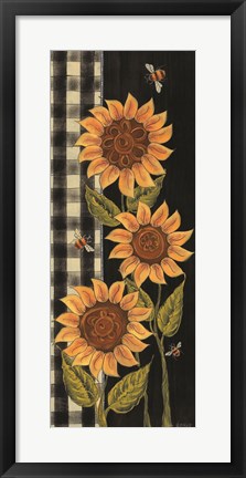 Framed Farmhouse Sunflowers II Print