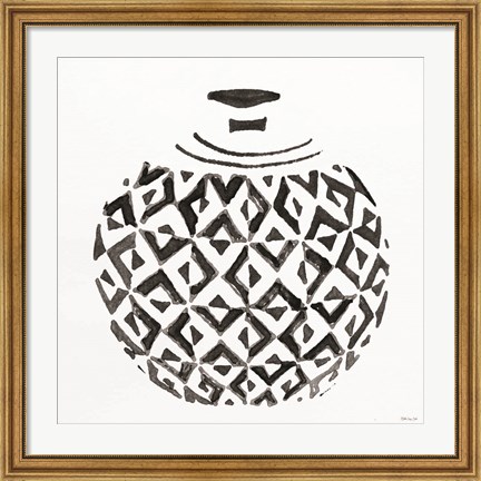 Framed Tile Vase 4 Print