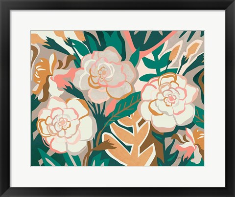 Framed Gardenia I Print