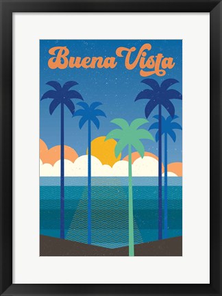 Framed Buena Vista Print
