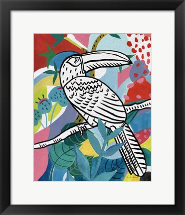 Framed Jungle Toucan Print