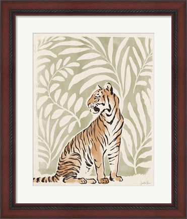 Framed Jungle Cats II Print