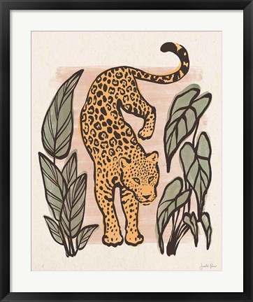 Framed Jungle Cats I Print