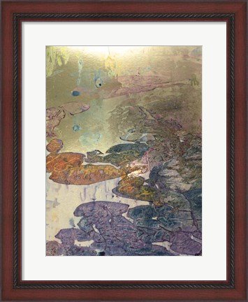 Framed Monet&#39;s Landscape III Print