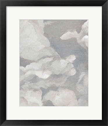 Framed Scattered Sky I Print