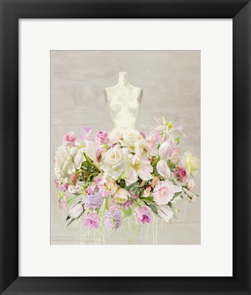 Framed Dressed in Flowers I Print