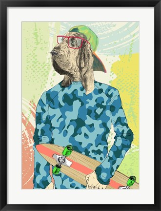 Framed Skaterboy Print