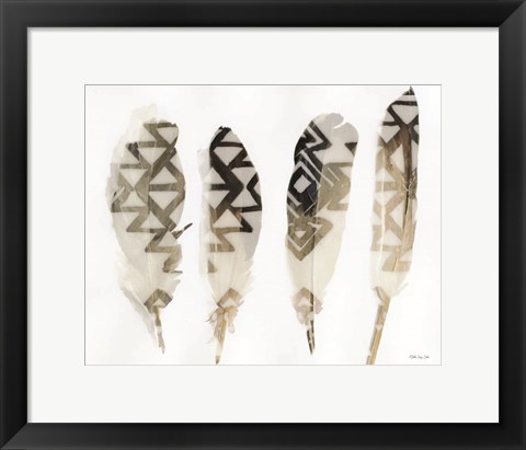 Framed Feathers 2 Print