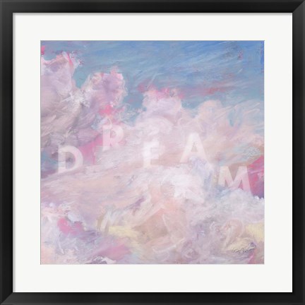 Framed Daydream Pink 04 Print