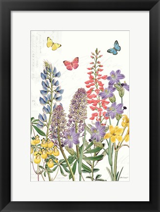 Framed Easter Garden Floral VI Print