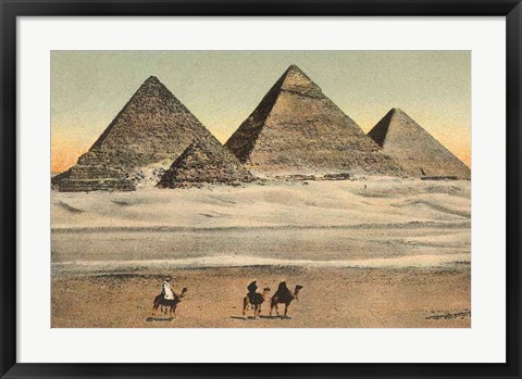 Framed Cairo Pyramids Print