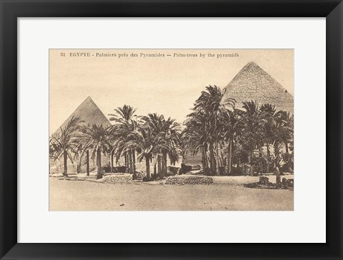 Framed Egypt Postcard II Print