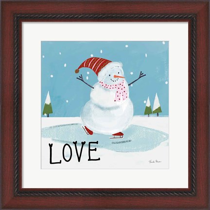 Framed Snowman Snowday IV Print