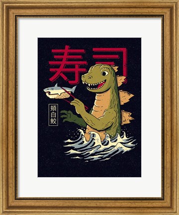 Framed Monster Sushi Print