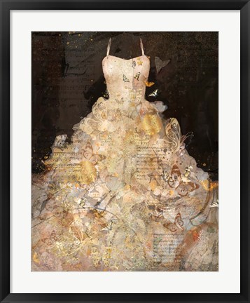 Framed Butterfly Dress Print