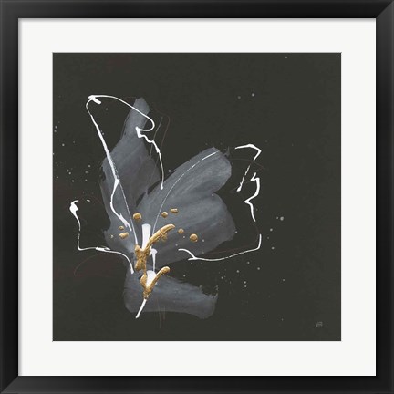 Framed Modern Flower III Print