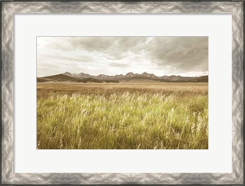 Framed Sawtooth Mountains Idaho II Print