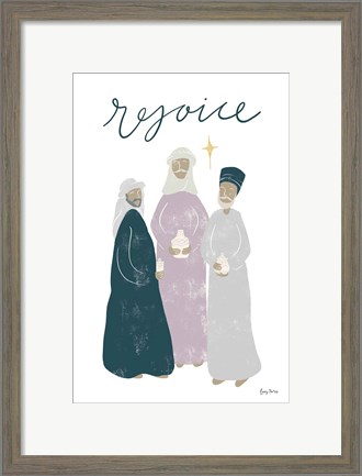 Framed Nativity III Print