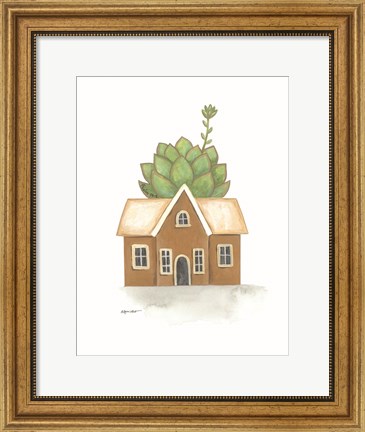 Framed Garden House Cactus Print