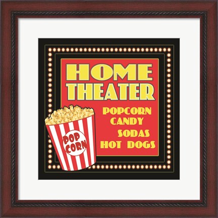 Framed Home Movie Theater Print