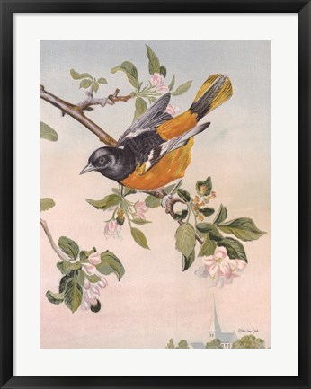 Framed Spring Song Bird Print