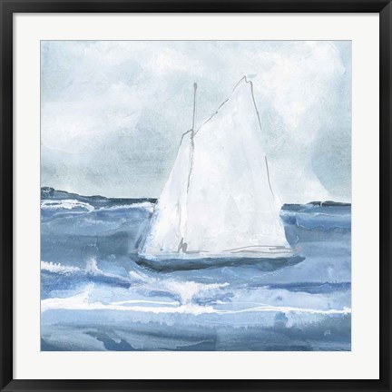 Framed Sailboats IV Print