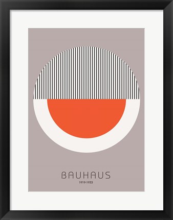 Framed Bauhaus 9 Print