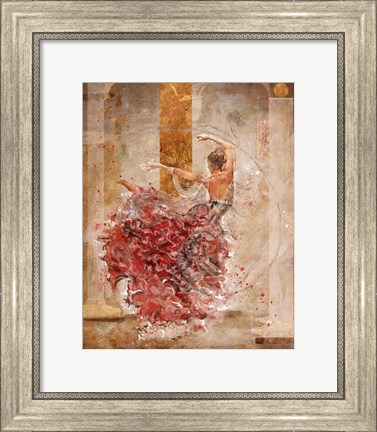 Framed Temple Dancer No. 1 Print