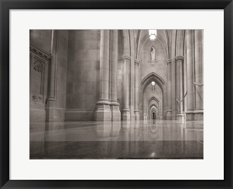 Framed National Cathedral Print