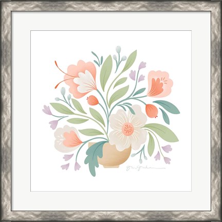 Framed Sweet Bouquet II Print