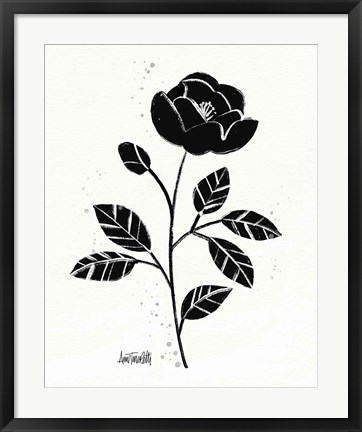 Framed Bold Blooms II Print