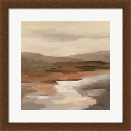 Framed Cinnamon Riverbank I Print