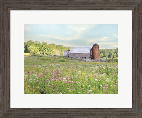 Framed Summer on the Farm Print