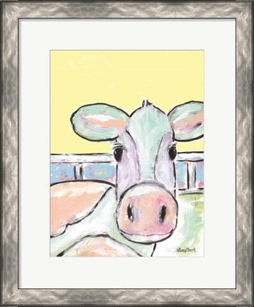 Framed Moo Moo Print