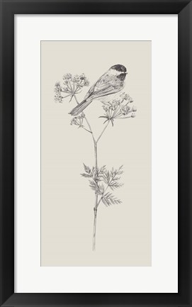 Framed Nature with Bird III Print