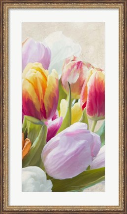 Framed Spring Tulips III Print