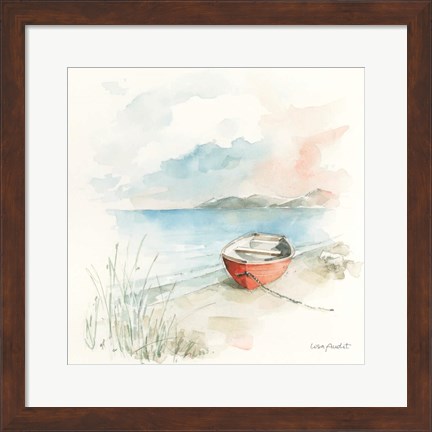 Framed Seaside Journey IV Print