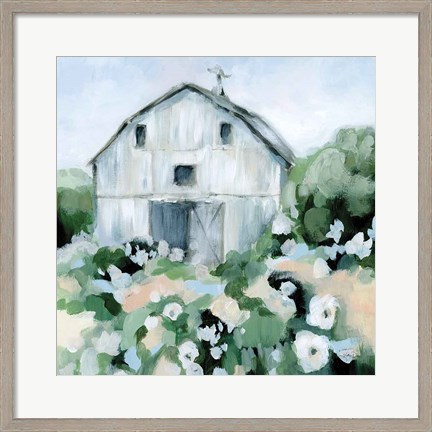 Framed Summer Barn Print