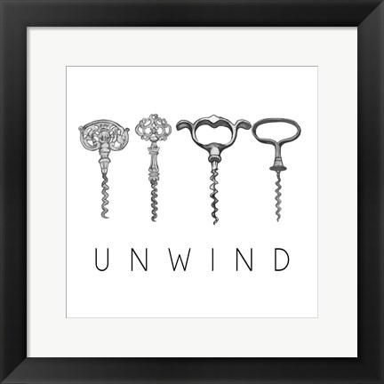 Framed Unwind Print