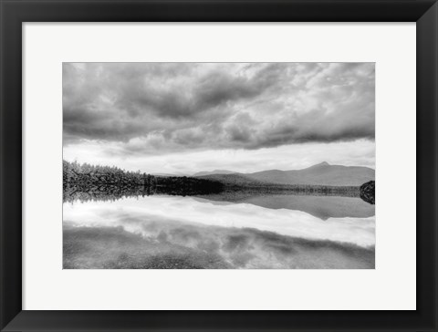 Framed Lake At Dusk Print