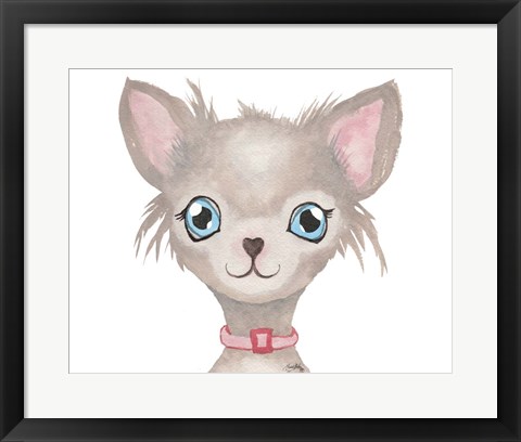 Framed Chi Chi Dog Print