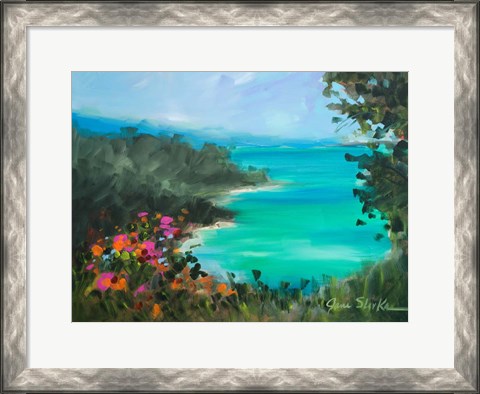 Framed Overlooking the Inlet Print