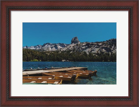 Framed Lake Scenery Print