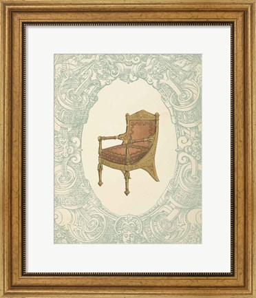 Framed Vintage Chair II Print