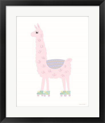 Framed Llama Print